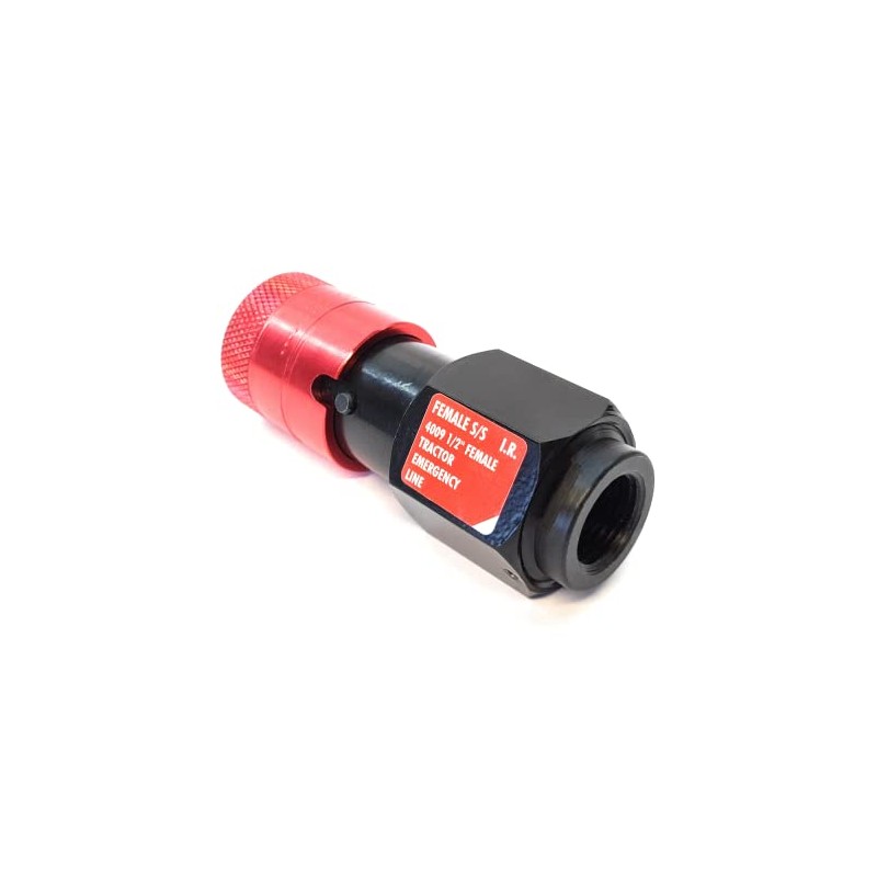 Air Brake Coupling Female Red Emergency Line 1/2" BSP to