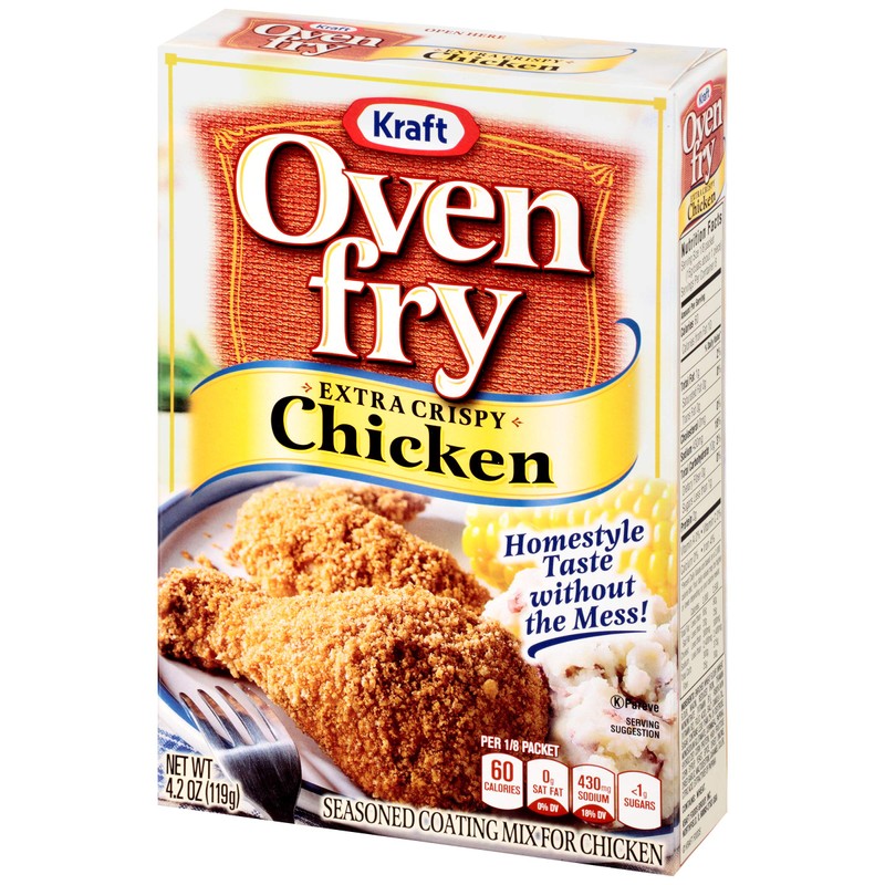 Kraft Oven Fry Extra Crispy Chicken Coating Mix, 4.2 oz