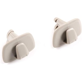 CHEYA ABS Plastic Interior Roof Hooks Clothes Hanger Hook Trim for Volvo V90 S90 XC40 XC60 XC90 2015-2020 (Gray)