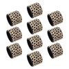 Napkin Rings Black Camo Modern Table Décor for Parties -
