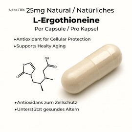 Disanvita OysterBoost Organic Oyster Mushrooms with High Natural Ergothionein Content 60 Vegan Capsules