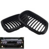 PAIR OF GRILLES WITH MATT BLACK KIDNEY FRONT GRILLES