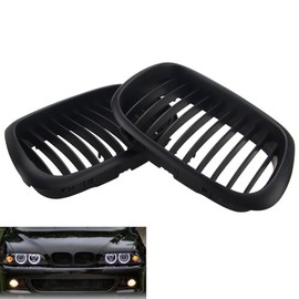 PAIR OF GRILLES WITH MATT BLACK KIDNEY FRONT GRILLES