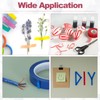 PATIKIL 5 Pack Dry Erase Tape 7mm 1/4" Wide Dry