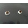 DOLL EYES - GLASS FLAT OVAL - 6MM - HAZEL