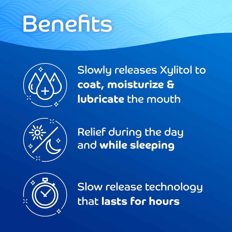 Oracoat XyliMelts for Dry Mouth Night Time or Day -