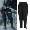 Men's Ankle Banded Pants Medieval Viking Navigator Pirate Costume Trousers