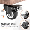 2 Inch Caster Wheels Set of 4, Heavy Duty Casters