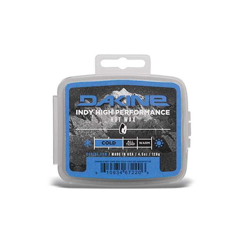 Dakine Indy Hot Wax Cold Skiwachse (4.5 oz) – Assorted