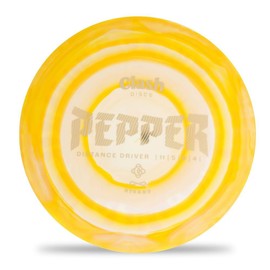 Pepper by Clash Discs | Premium Steady Ring Plastic | Advanced Disc Golf Distance Driver (Colors Vary)