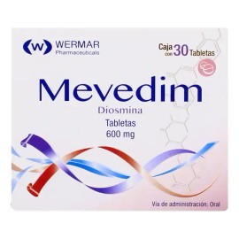 Mevedim Tableta 600 Mg, 30 Tabletas