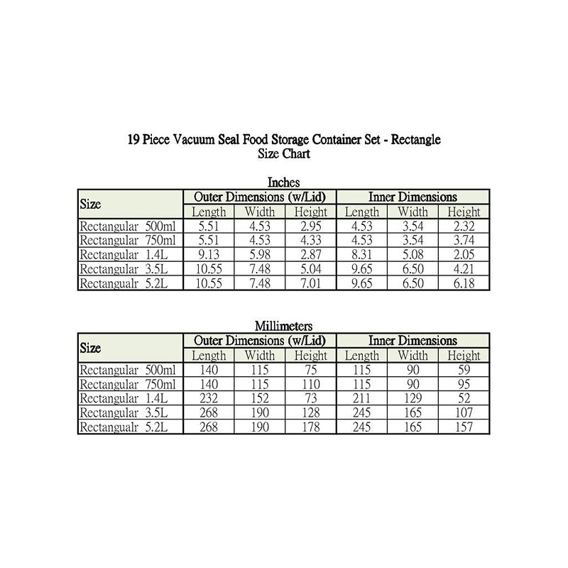 Lasting Freshness Vacuum Seal Food Storage Containers with Hand Pump