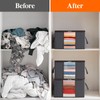 Lifewit 6 Pack Clothes Storage Bags, Foldable Storage Box Moving