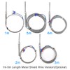 M8 Thermocouple Probe, 0-400℃ M8 Thread Temperature Sensor Pt100 Resistor
