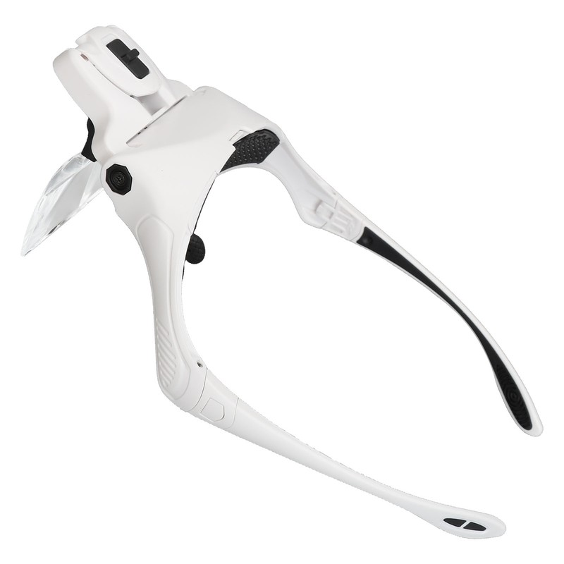 Eyeglasses Magnifier for Reading Embroidery Maintenance Carving LED Lens Magnifying