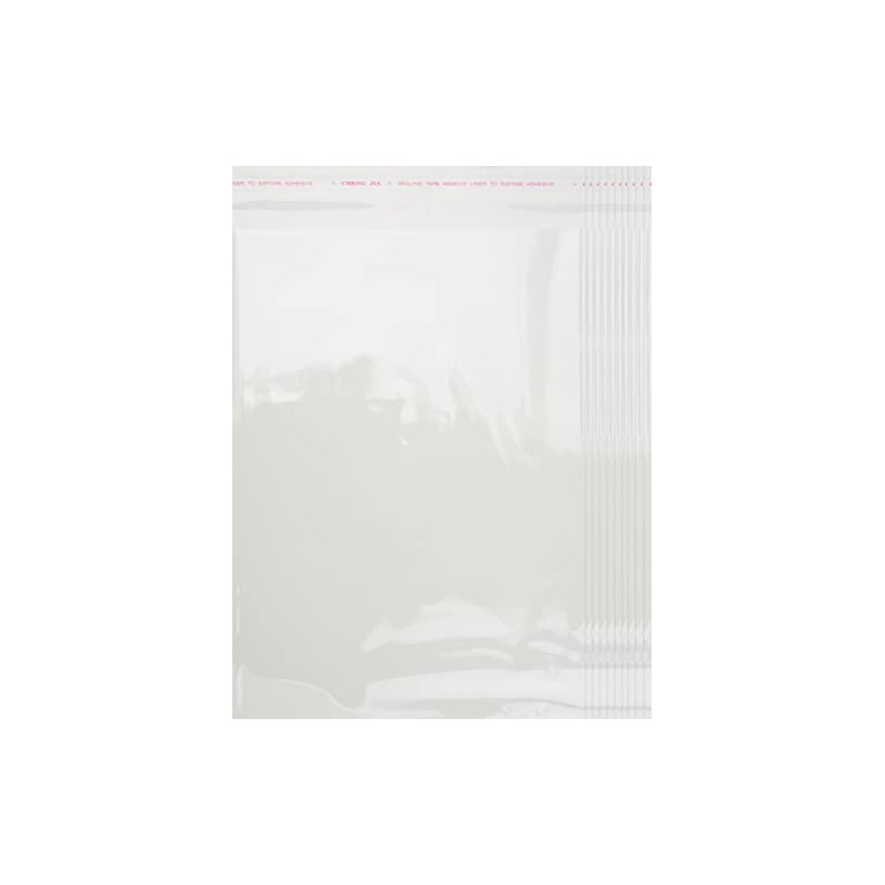 100 Protective Covers for Cards, 16.5 x 22.5 cm