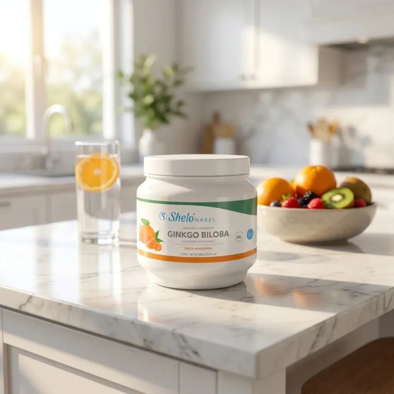 Colágeno Hidrolizado Sheló Nabel Ginkgo Biloba 450g