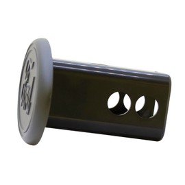 Ford Oval Hitch Cover Plug for Trailer Towing Black 2" and 1.25" Inch Tow Rear Receivers Plug Covers