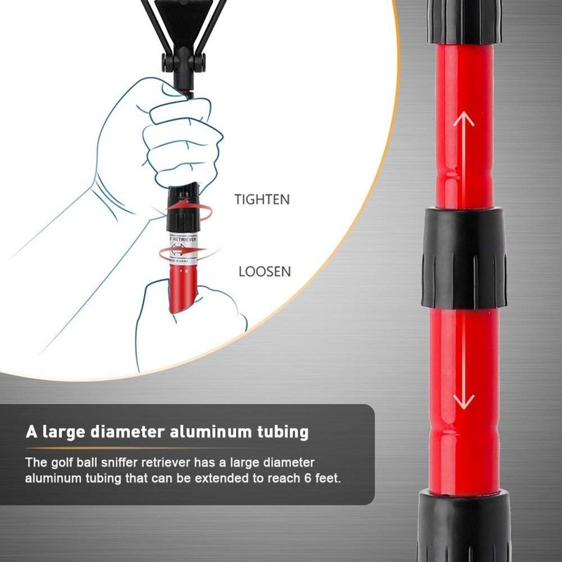 Telescopic Retract Ball Retriever Ball Pick Up Portable Non Slip