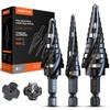 M35 Cobalt HSS Step Drill Bits, Four Spiral Flute Cobalt