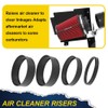 PIT66 4Pcs Air Cleaner Spacer Plastic Compatible with Edelbrock Holley