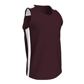 Champro Women's Standard Miler Track and Field Jersey, Maroon/White, Medium