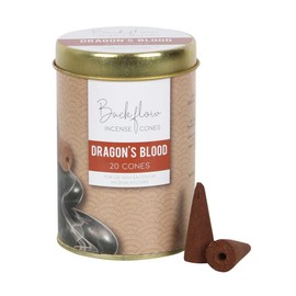 Pacific Giftware Dragon's Blood Jumbo Backflow Incense Cones, Set of 6 Tins, 20 Cones per Tin by Something Diffrerent UK