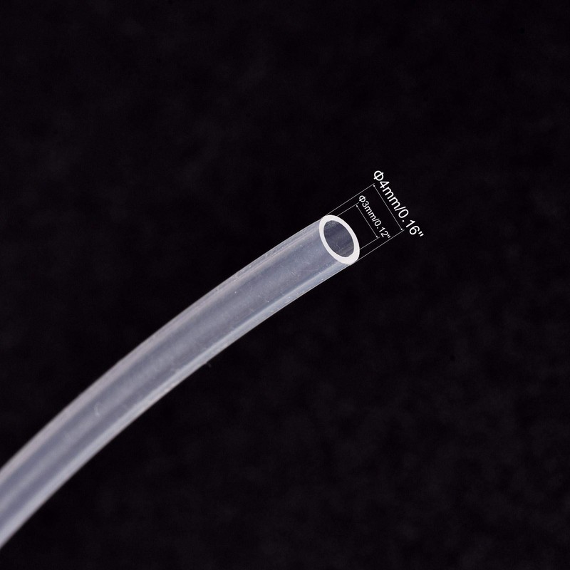 sourcing map PTFE Tubing Hose High Temperature Tube Pipe Insulating
