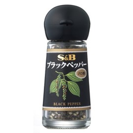 S&B Black Pepper (8 Pieces) 0.4 oz (12 g) x 5 Packs