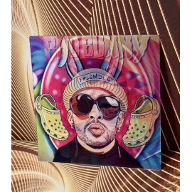 Bad Bunny 3D Lenticular  Motion Car Sticker Decal Bad Bunny