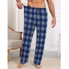 Ekouaer Mens Pajama Pants Sleepwear Soft Pjs Bottoms Sleep Lounge