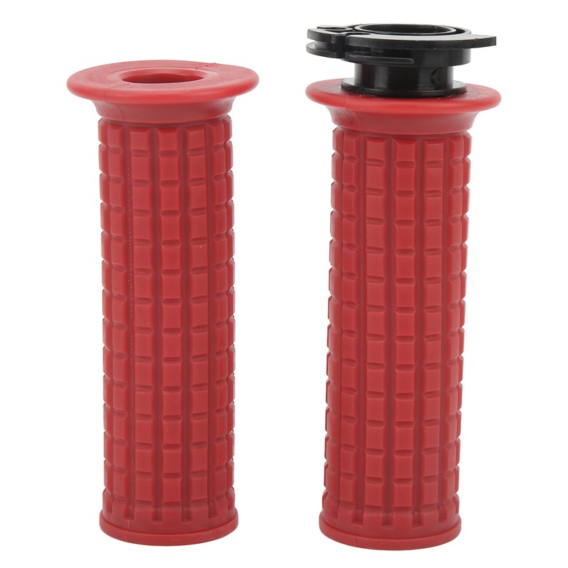 Motorcycle 22mm Handlebar Throttle Grips Silicone Left Right Side for