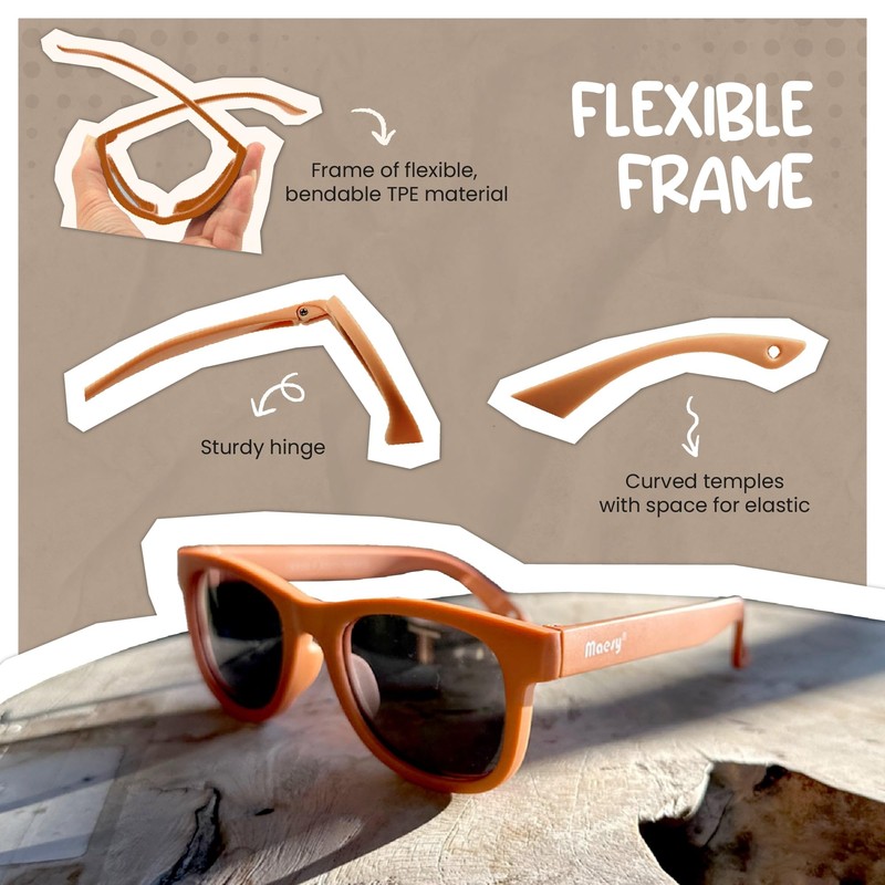 Maesy - Baby Sunglasses Indi - 0-2 Years - Flexible
