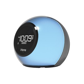 iHome iHome Alarm Clock Radio with Bluetooth Speaker and Color Changing Lamp, USB Charging, and Speakerphone for Home, Office, or Dorm (IBT29BX6)