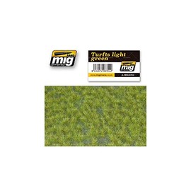 Ammo MIG-8354 Turfts Light Green Grass Mats, Multicolour