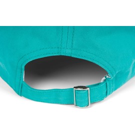 styleBREAKER 04023092 Unisex Baseball Cap Destroyed Look with Cracks 6 Panel Cap Plain Adjustable Buckle, Aqua Green