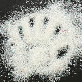 Christmas Twinkles Snow Fake Snow Decoration Artificial Flake Fake Snow Powder Filler Xmas Snow Decoration 7.05 Ounce Craft Sparkling Snow for Christmas Party Decoration Supplies (Colorful 7.05ounce)