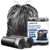 Small Trash Bags Drawstring, JUKFITA Extra Strong 4 Gallon Garbage