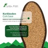 Real Warm Lambskin Insole, Brown, Cork or Texon, Made in