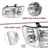 JSBOYAT Headlight Assembly Fit for 2005 2006 Toyota Tundra 4-door