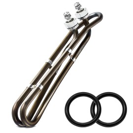 Adabuing 5.5KW 240V Titanium Hot Tub Spa Heating for Universal Heating Element Replacement for Flo-Thru, Also fit for Balboa Spa Heater Element and Spas Electric Heaters Or Swimming Pools -(10 inch)