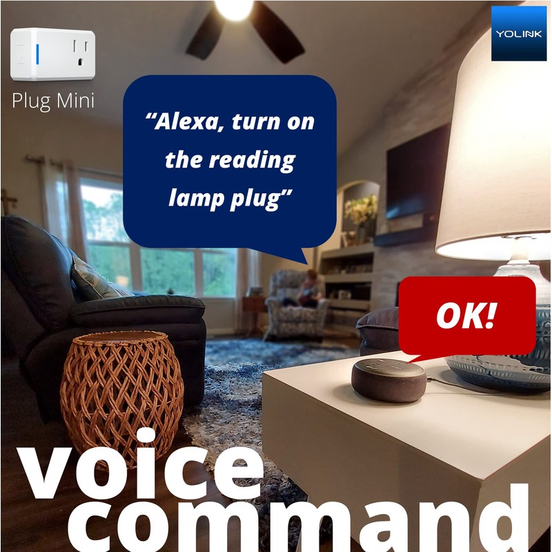 YoLink Mini Plug, 1/4 Mile World's Longest Range Smart Home