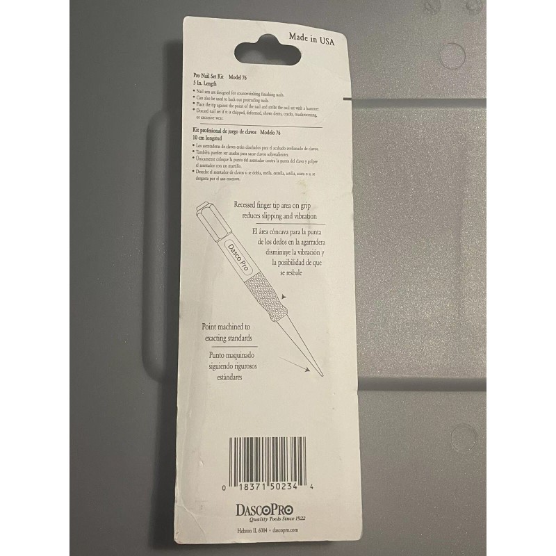 DASCO PRO Inc - 3 Pcs Pro Nail Punch Set