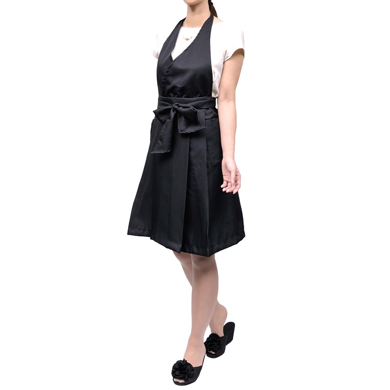 Cute Fashionable Women's Dress Apron Black TO238