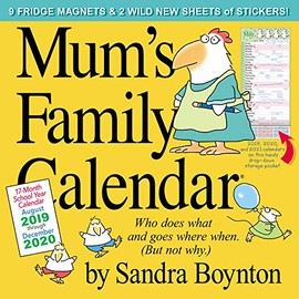 Mum's Family Calendar Wall Calendar 2020