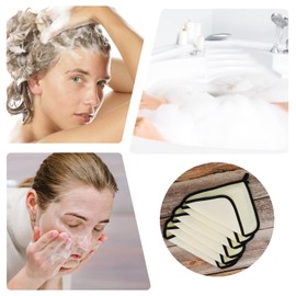 PHOGARY 6 Pack Exfoliating Wash Cloths for Body Scrub and Face Clean, Dual-Sided Exfoliating Wash Towels Bath Washcloths for Men Women Skin Massage (Rough Exfoliating Side and Soft Terry Side)