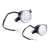 2pcs 12V LED Left Right HeadLight Lamp Fit for Bull