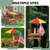 Squirrel Feeder with Umbrella Squirrel Table Feeder with Sturdy Squirrel