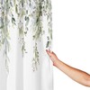 Extra Long Shower Curtains 72 x 78 Inch, Green Fabric
