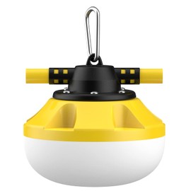 Guntsous 100FT LED Construction String Lights, 100W 11000LM, 10 Sockets, Linkable Up to 16 Sets,Temporary Work Light for Job Site Workshop